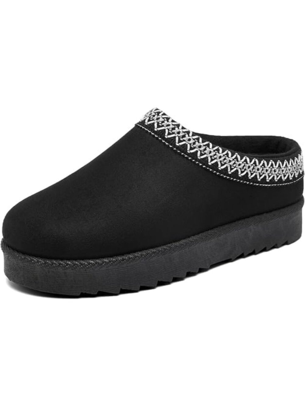 Cozy Women's Platform Mini Boots - Anti-Slip Fur Lined Ankle Slippers for
